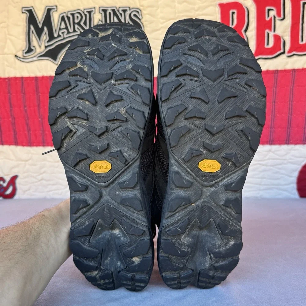 Size 12 - Hoka Men's Anacapa 2 Freedom Black‎ Trail Running Hiking 1155192/BBLC